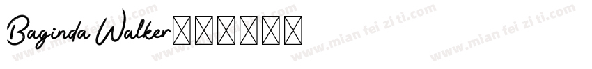 Baginda Walker字体转换